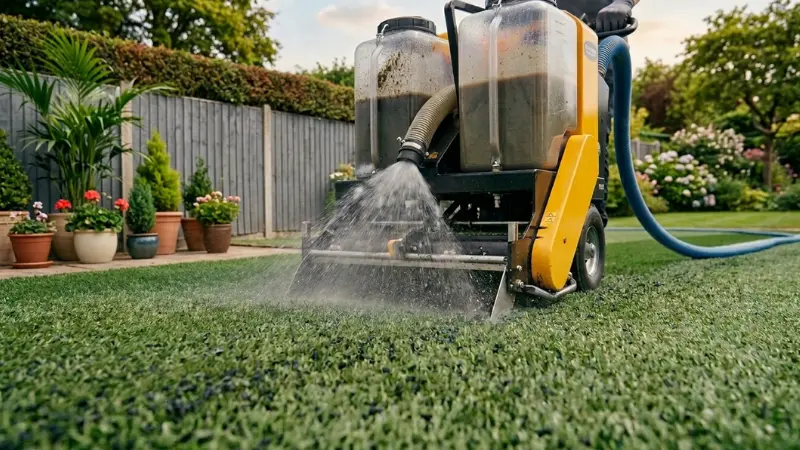 artificial turf deep extraction